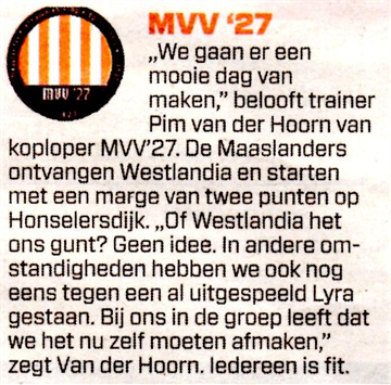 S.V. Honselersdijk-MVV27 in AD Westland 10 mei 2013.jpg
